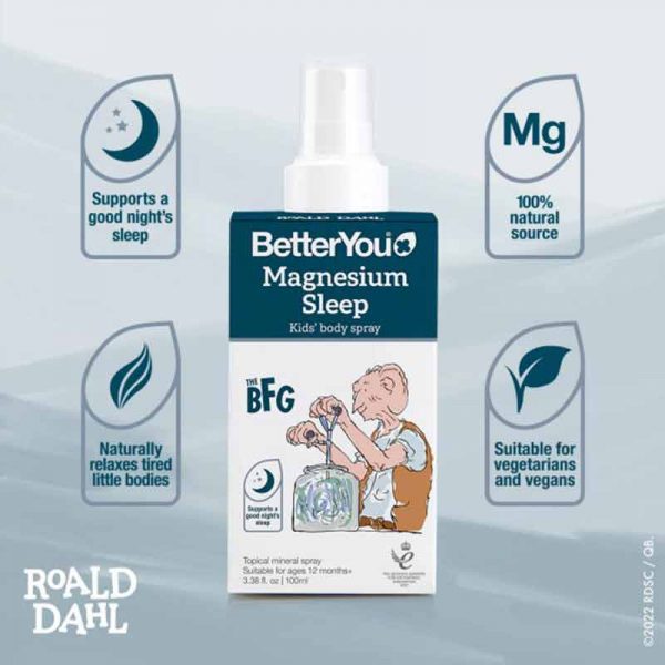 Get the latest Better You Kids Magnesium Sleep Spray is your first